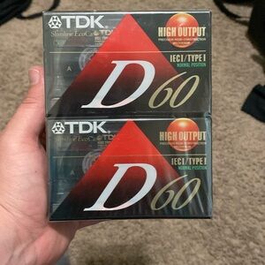 Sealed 10 cassette tapes